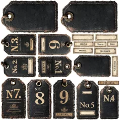   Alchemy of Art Szövet kivágóív  In Silence 05 Fabric cut-outs (1 ív)