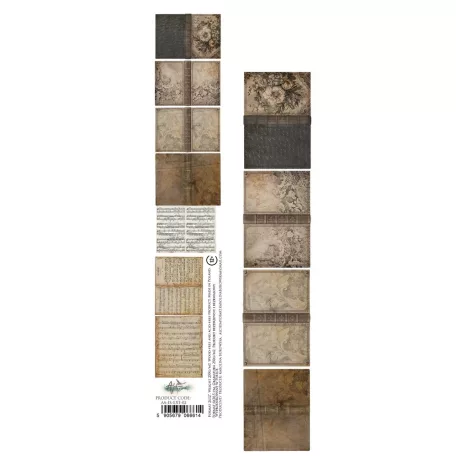 Alchemy of Art Kivágóív 30cm x 5cm In Silence 02 Extras to Cut (1 ív)