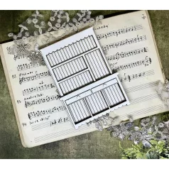   Alchemy of Art Chipboard díszítőelem - In Silence -  - Chipboard Cupboard (1 db)