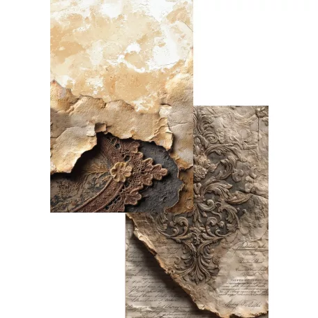 Alchemy of Art Scrapbook papírkészlet A4 In Silence Paper Collection Set (16 lap)