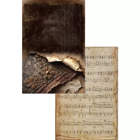 Alchemy of Art Scrapbook papírkészlet A4 In Silence Paper Collection Set (8 lap)