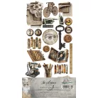 Alchemy of Art Kivágóív 6"x12" (15cm x 30 cm) In Silence Junk Journal Set (12 ív)