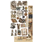 Alchemy of Art Kivágóív 6"x12" (15cm x 30 cm) In Silence Junk Journal Set (6 ív)