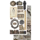 Alchemy of Art Kivágóív 6"x12" (15cm x 30 cm) In Silence Junk Journal Set (6 ív)