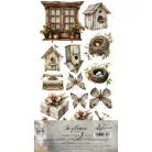 Alchemy of Art Kivágóív 6"x12" (15cm x 30 cm) In Silence Extras to Cut Set (12 ív)