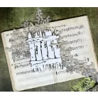 Alchemy of Art Chipboard díszítőelem - Friends of the Forest -  - Chipboard Small Fence (1 db)