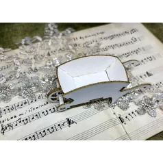   Alchemy of Art Chipboard díszítőelem - Friends of the Forest -  - Chipboard Wheelbarrow (1 db)