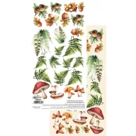   Alchemy of Art Kivágóív 6"X12" (15x30 cm) Friends of the Forest Double-sided paper (1 ív)