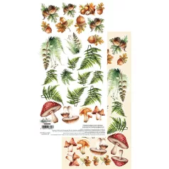   Alchemy of Art Kivágóív 6"X12" (15x30 cm) Friends of the Forest Double-sided paper (1 ív)