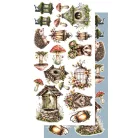 Alchemy of Art Kivágóív 6"x12" (15cm x 30 cm) Friends of the Forest Junk Journal Set (12 ív)