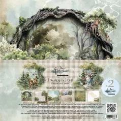   Alchemy of Art Scrapbook papírkészlet 12" (30 cm) Friends of the Forest Paper Collection Set (12 lap)