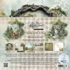   Alchemy of Art Scrapbook papírkészlet 8" (20 cm) Friends of the Forest Paper Collection Set (24 lap)