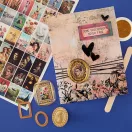 Spellbinders Rub-On Kaparós matrica Little Works of Art (2 ív)