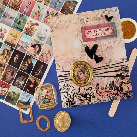 Spellbinders Rub-On Kaparós matrica Little Works of Art (2 ív)