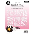 Studio Light Bloom & Butterfly Kivágatok A4 Die-cut Designer Paper Pad ( 5)