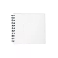   Spirálkötésű ablakos scarpbook album 15cm Bézs / Studio Light Spiral Passe-Partout Journal (1 db)