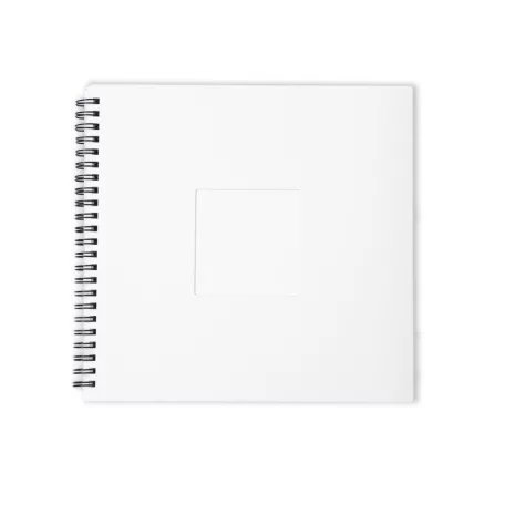 Spirálkötésű ablakos scarpbook album 20cm Bézs / Studio Light Spiral Passe-Partout Journal (1 db)