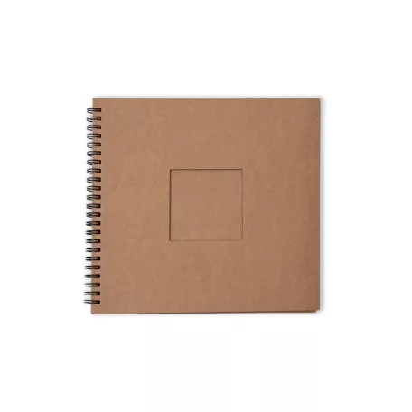 Spirálkötésű ablakos scarpbook album 15cm Kraft / Studio Light Spiral Passe-Partout Journal (1 db)
