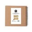 Spirálkötésű ablakos scarpbook album 15cm Kraft / Studio Light Spiral Passe-Partout Journal (1 db)