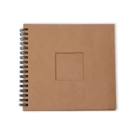   Spirálkötésű ablakos scarpbook album 20cm Kraft / Studio Light Spiral Passe-Partout Journal (1 db)