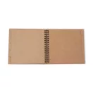 Spirálkötésű ablakos scarpbook album 20cm Kraft / Studio Light Spiral Passe-Partout Journal (1 db)