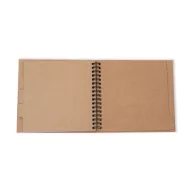   Spirálkötésű ablakos scarpbook album 20cm Kraft / Studio Light Spiral Passe-Partout Journal (1 db)