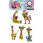 Art by Marlene Dazzling Giraffes Szilikonbélyegző Clear Stamp (1 csomag)