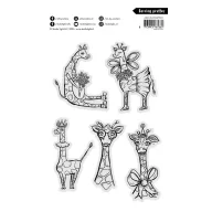   Art by Marlene Dazzling Giraffes Szilikonbélyegző Clear Stamp (1 csomag)