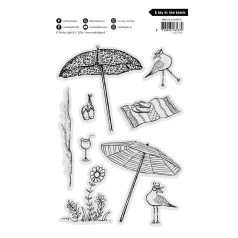   Art by Marlene A Day at the Beach Szilikonbélyegző Clear Stamp (1 csomag)