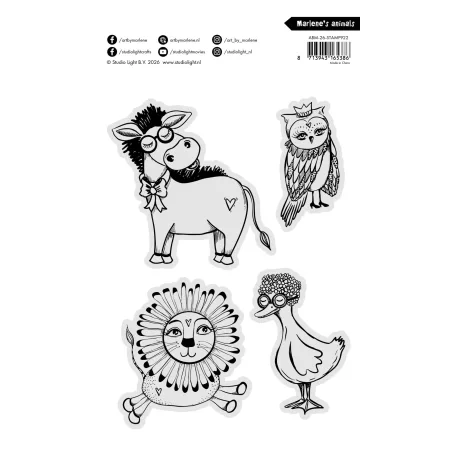 Art by Marlene Marlene's Animals Szilikonbélyegző Clear Stamp (1 csomag)