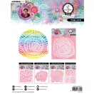 Art by Marlene Funky Spira Stencil Mask (1 db)