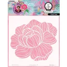 Art by Marlene Floral Lines Stencil Mask (1 db)