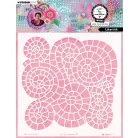 Art by Marlene Labyrinth Stencil Mask (1 db)