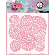 Art by Marlene Labyrinth Stencil Mask (1 db)