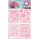 Art by Marlene ATC-tinies Stencil Mask (1 db)