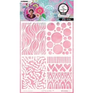Art by Marlene ATC-tinies Stencil Mask (1 db)