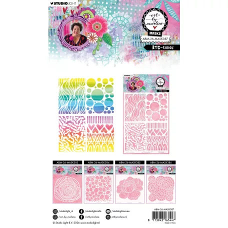 Art by Marlene ATC-tinies Stencil Mask (1 db)