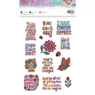 Art by Marlene Quotylicious Matrica A4 Stickers (2 ív)