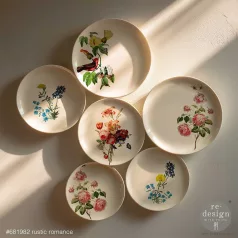   Redesign with Prima Rustic Romance H2O vízátviteles transzfer 8.5"X11" (A4) H2O Transfers (1 db)