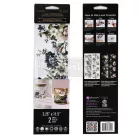 Redesign with Prima Whispers Of Indigo 3,25x11,5 Inch Luxe Transfers (2pcs) (680428) Transzfer fólia 3.25"X11,5" (8x29 cm) Luxe Transfers (2 db)