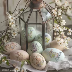   Redesign with Prima Hop Into Spring Transzfer fólia 8.5"X11" (A4) Middy Decor Transfers (3 ív)