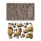 Redesign with Prima Olde Bear Lane Öntőforma 5″X8″ (13x20cm) Décor Mould (1 db)