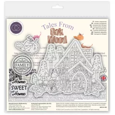   Fotopolimer bélyegző Tales from Oak Wood - Home Sweet Home Craft Consortium A6 Clear Photopolymer Stamps (1 csomag)