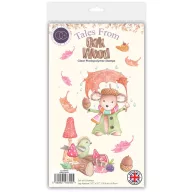   Fotopolimer bélyegző Tales from Oak Wood - Falling Leaves Craft Consortium A6 Clear Photopolymer Stamps (1 csomag)