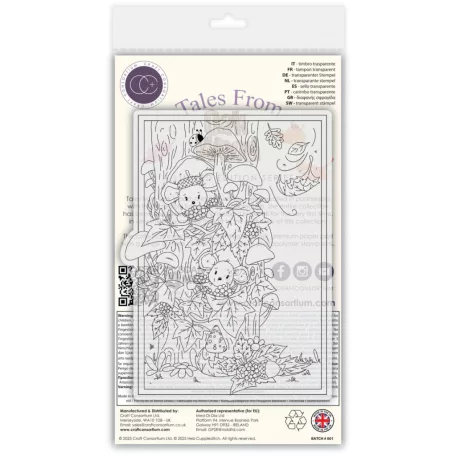 Fotopolimer bélyegző Tales from Oak Wood - Mice Tree Craft Consortium A6 Clear Photopolymer Stamps (1 csomag)
