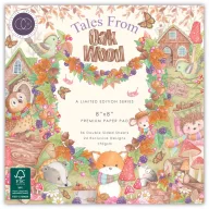   Tales from Oak Wood Papírkészlet 8" (20 cm) Craft Consortium Premium Paper Pad (36 lap)
