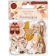   Kivágatok Nostalgia Craft Consortium Chipboard Ephemera (1 csomag)