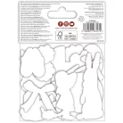 Kivágatok Nostalgia Craft Consortium Chipboard Ephemera (1 csomag)