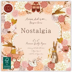   Nostalgia Papírkészlet 6" (15 cm) Craft Consortium Paper Pad (40 lap)