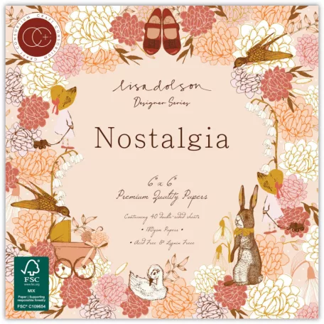 Nostalgia Papírkészlet 6" (15 cm) Craft Consortium Paper Pad (40 lap)
